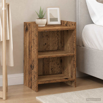 vidaXL Bedside Tables Old Wood 40 x 30 x 60 cm Engineered Wood