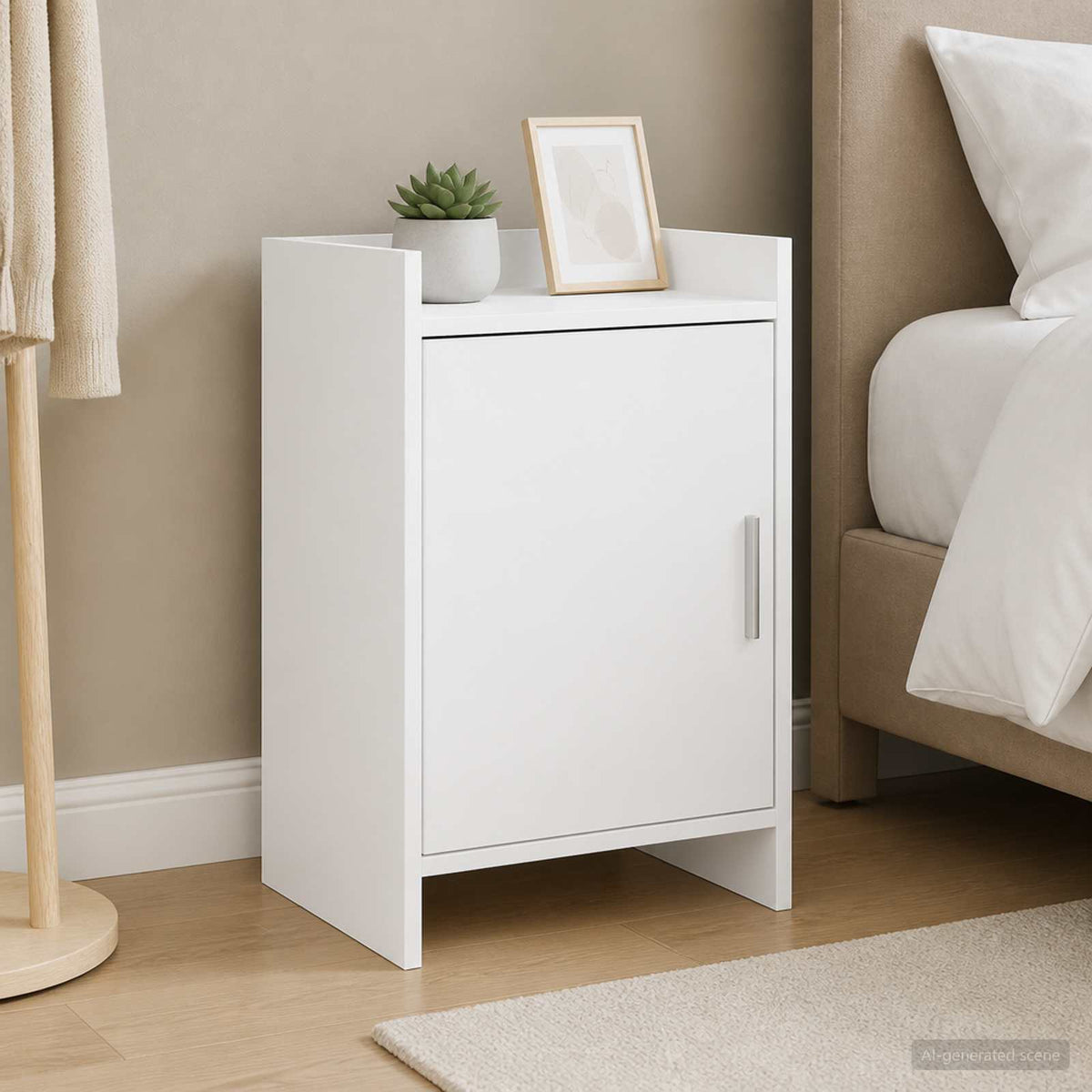 vidaXL Bedside Tables White 40 x 30 x 60 cm Engineered Wood