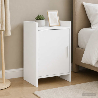 vidaXL Bedside Tables 2 pcs White 40 x 30 x 60 cm Engineered Wood