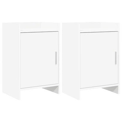 vidaXL Bedside Tables 2 pcs White 40 x 30 x 60 cm Engineered Wood