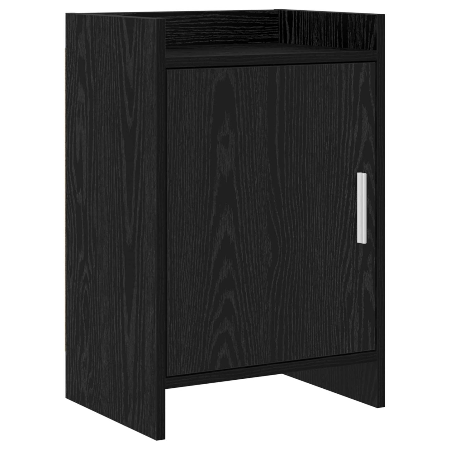 vidaXL Bedside Tables Black Oak 40 x 30 x 60 cm Engineered Wood