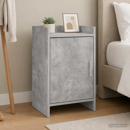 vidaXL Bedside Tables Concrete Grey 40 x 30 x 60 cm Engineered Wood