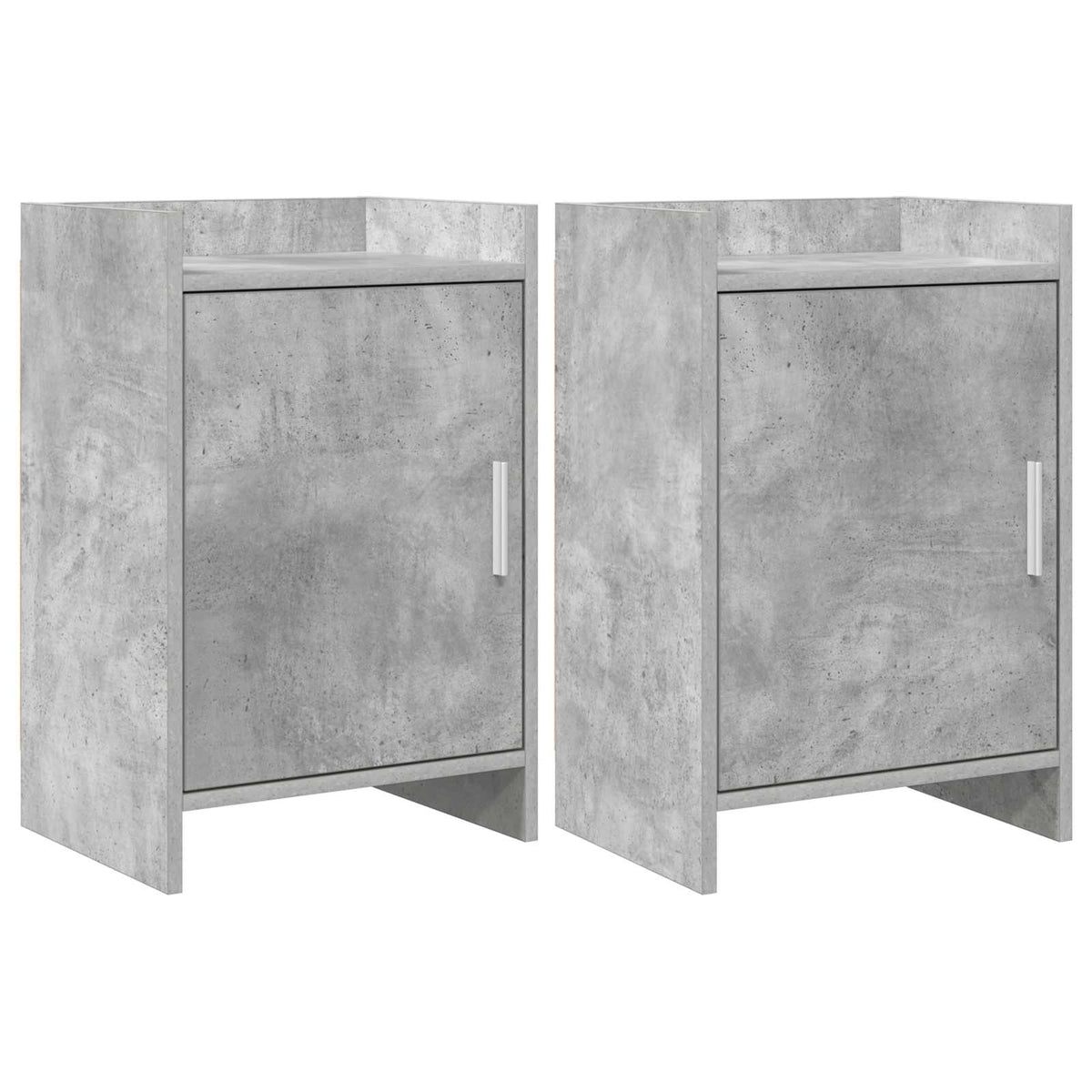 vidaXL Bedside Tables 2 pcs Concrete Grey 40 x 30 x 60 cm