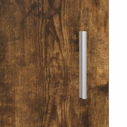 vidaXL Bedside Tables Smoked Oak 40 x 30 x 60 cm Engineered Wood