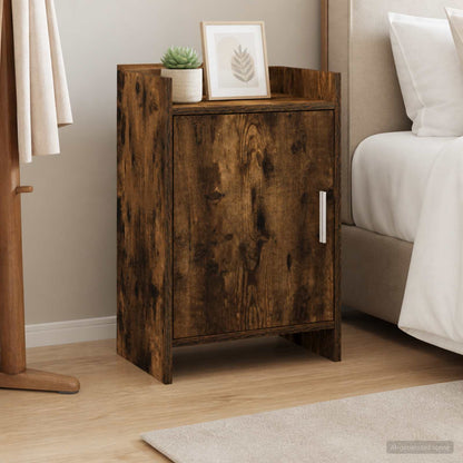 vidaXL Bedside Tables 2 pcs Smoked Oak 40 x 30 x 60 cm Engineered Wood
