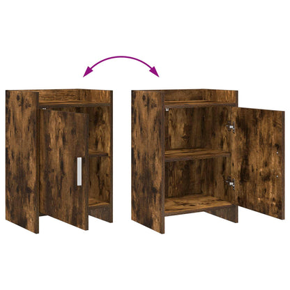 vidaXL Bedside Tables Smoked Oak 40 x 30 x 60 cm Engineered Wood
