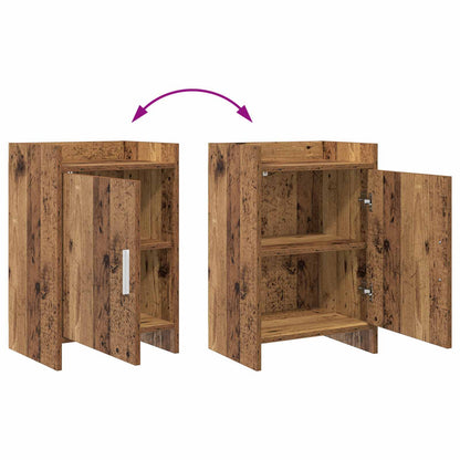 vidaXL Bedside Tables Old Wood 40 x 30 x 60 cm Engineered Wood