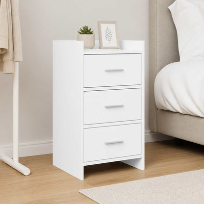 vidaXL Bedside Tables White 40 x 36 x 70 cm Engineered Wood