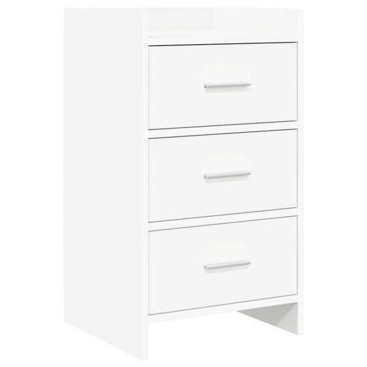 vidaXL Bedside Tables White 40 x 36 x 70 cm Engineered Wood