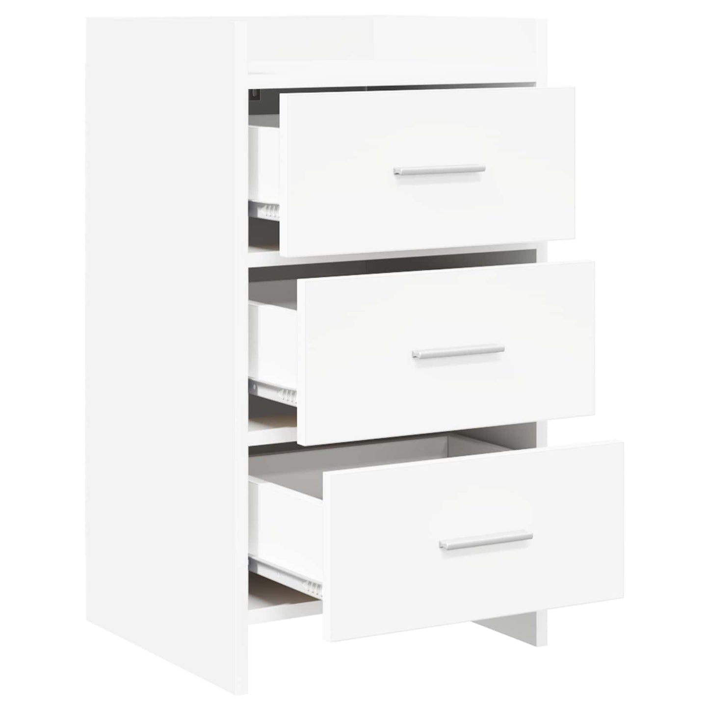 vidaXL Bedside Tables White 40 x 36 x 70 cm Engineered Wood