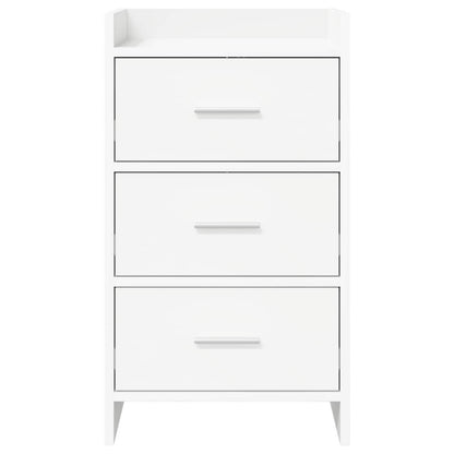 vidaXL Bedside Tables White 40 x 36 x 70 cm Engineered Wood