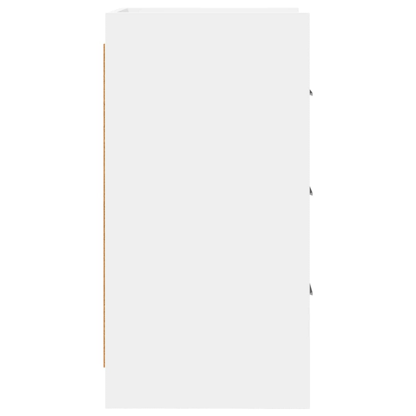 vidaXL Bedside Tables White 40 x 36 x 70 cm Engineered Wood
