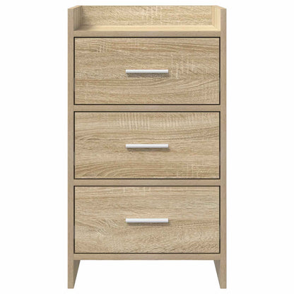 vidaXL Bedside Tables Sonoma Oak 40 x 36 x 70 cm Engineered Wood