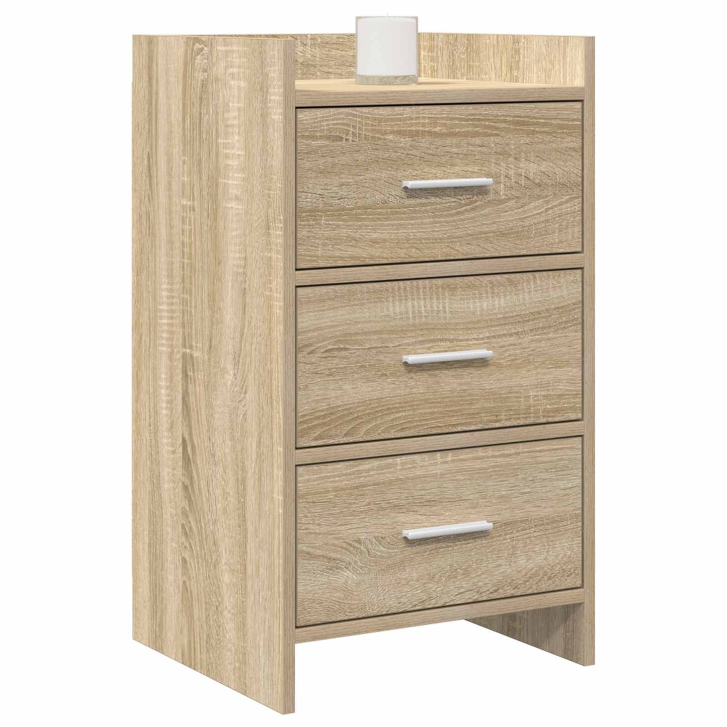 vidaXL Bedside Tables Sonoma Oak 40 x 36 x 70 cm Engineered Wood
