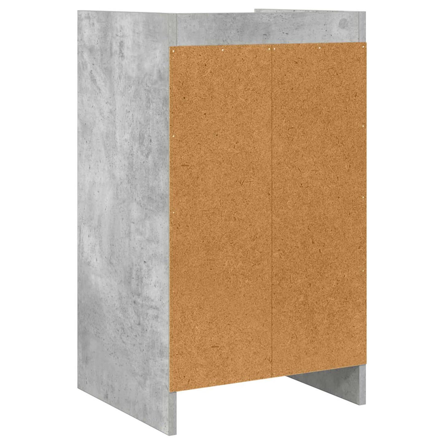 vidaXL Bedside Tables Concrete Grey 40 x 36 x 70 cm Engineered Wood