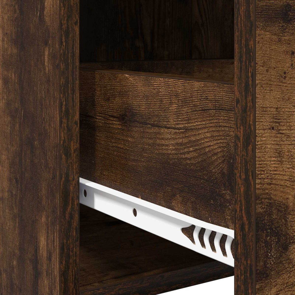 vidaXL Bedside Tables Smoked Oak 40 x 36 x 70 cm Engineered Wood