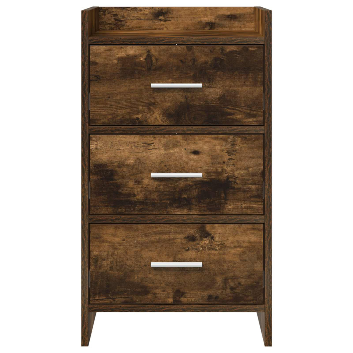 vidaXL Bedside Tables Smoked Oak 40 x 36 x 70 cm Engineered Wood