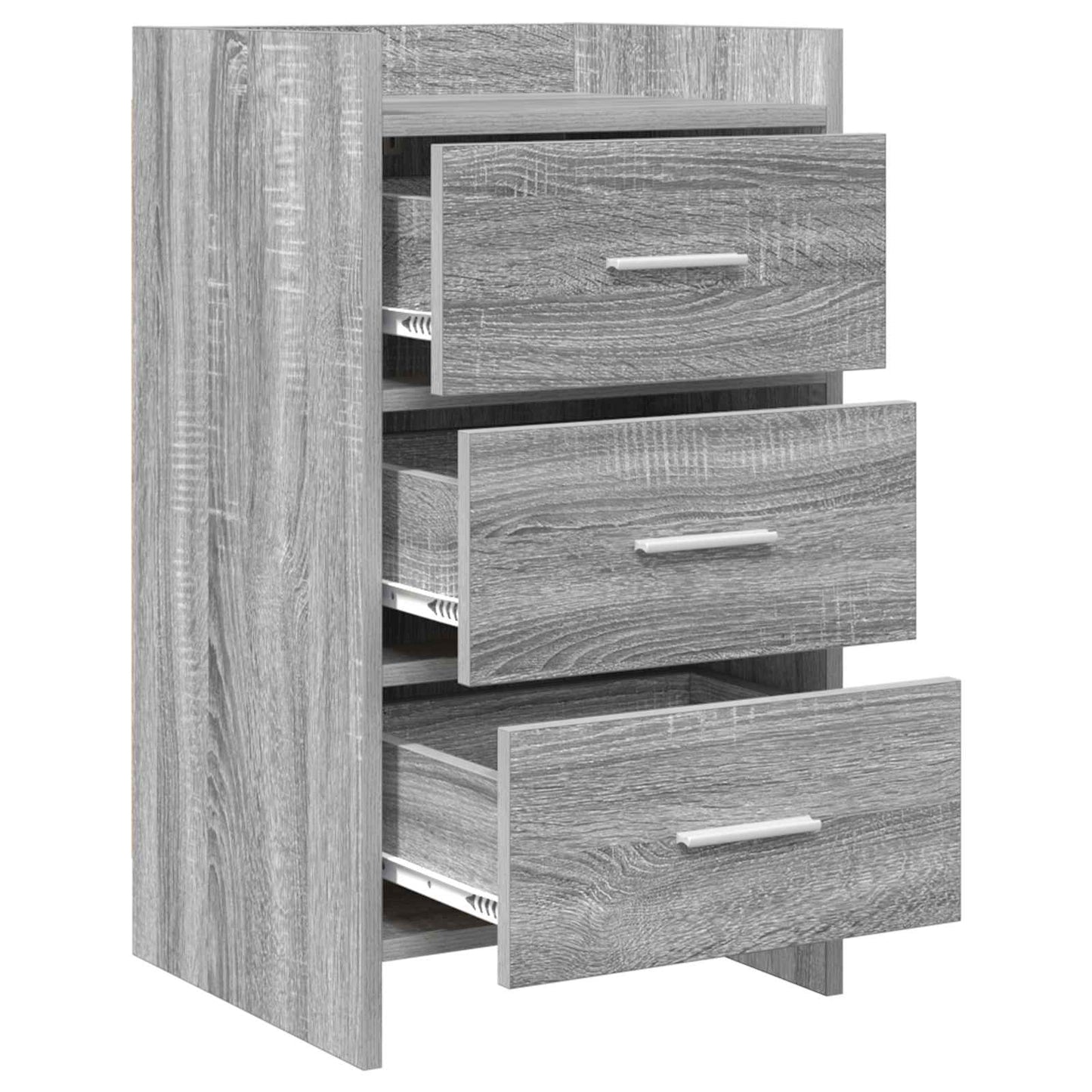 vidaXL Bedside Tables Grey Sonoma 40 x 36 x 70 cm Engineered Wood