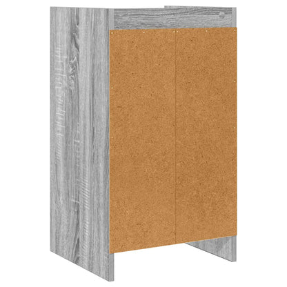 vidaXL Bedside Tables Grey Sonoma 40 x 36 x 70 cm Engineered Wood