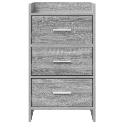 vidaXL Bedside Tables Grey Sonoma 40 x 36 x 70 cm Engineered Wood