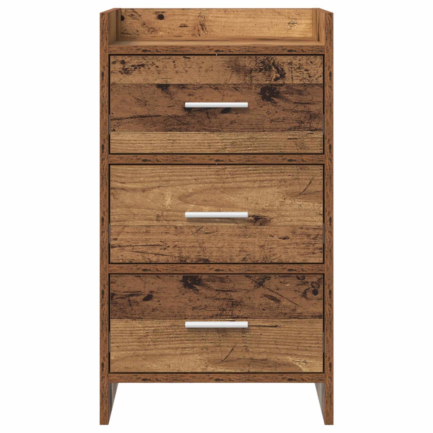 vidaXL Bedside Tables Old Wood 40 x 36 x 70 cm Engineered Wood