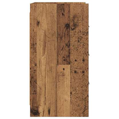vidaXL Bedside Tables Old Wood 40 x 36 x 70 cm Engineered Wood