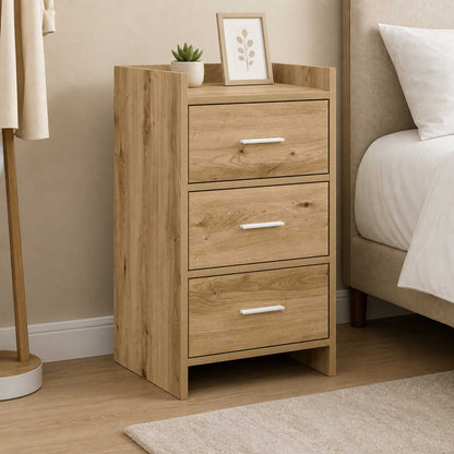 vidaXL Bedside Tables Artisan Oak 40 x 36 x 70 cm Engineered Wood