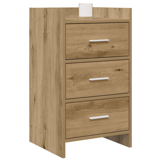 vidaXL Bedside Tables Artisan Oak 40 x 36 x 70 cm Engineered Wood