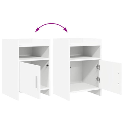 vidaXL Bedside Tables White 40 x 36 x 60 cm Engineered Wood