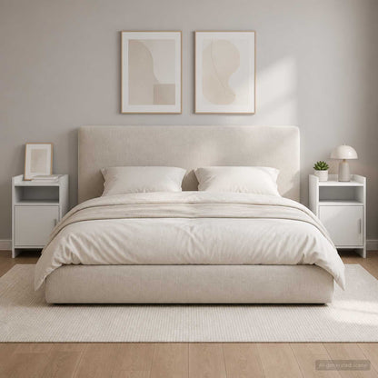 vidaXL Bedside Tables 2 pcs White 40 x 36 x 60 cm Engineered Wood