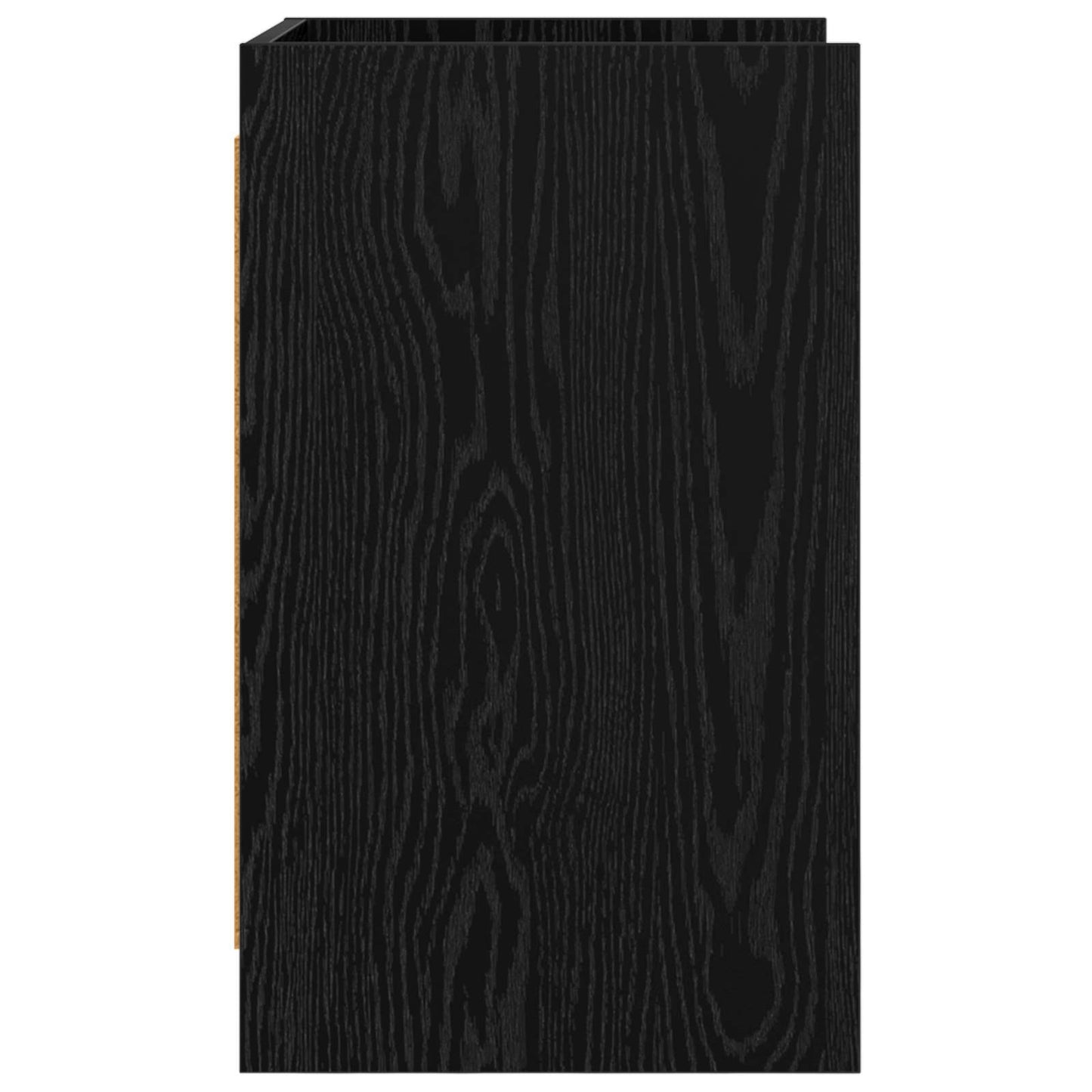 vidaXL Bedside Tables Black Oak 40 x 36 x 60 cm Engineered Wood