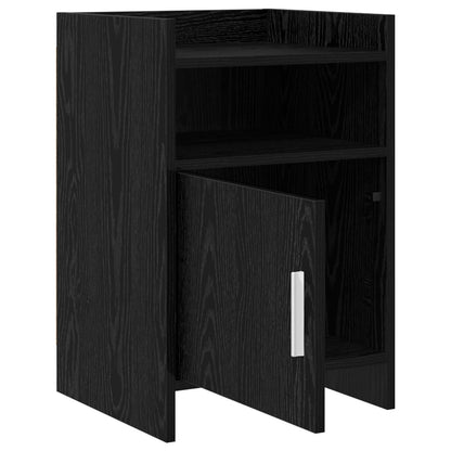 vidaXL Bedside Tables 2 pcs Black Oak 40 x 36 x 60 cm Engineered Wood