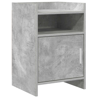 vidaXL Bedside Tables Concrete Grey 40 x 36 x 60 cm Engineered Wood
