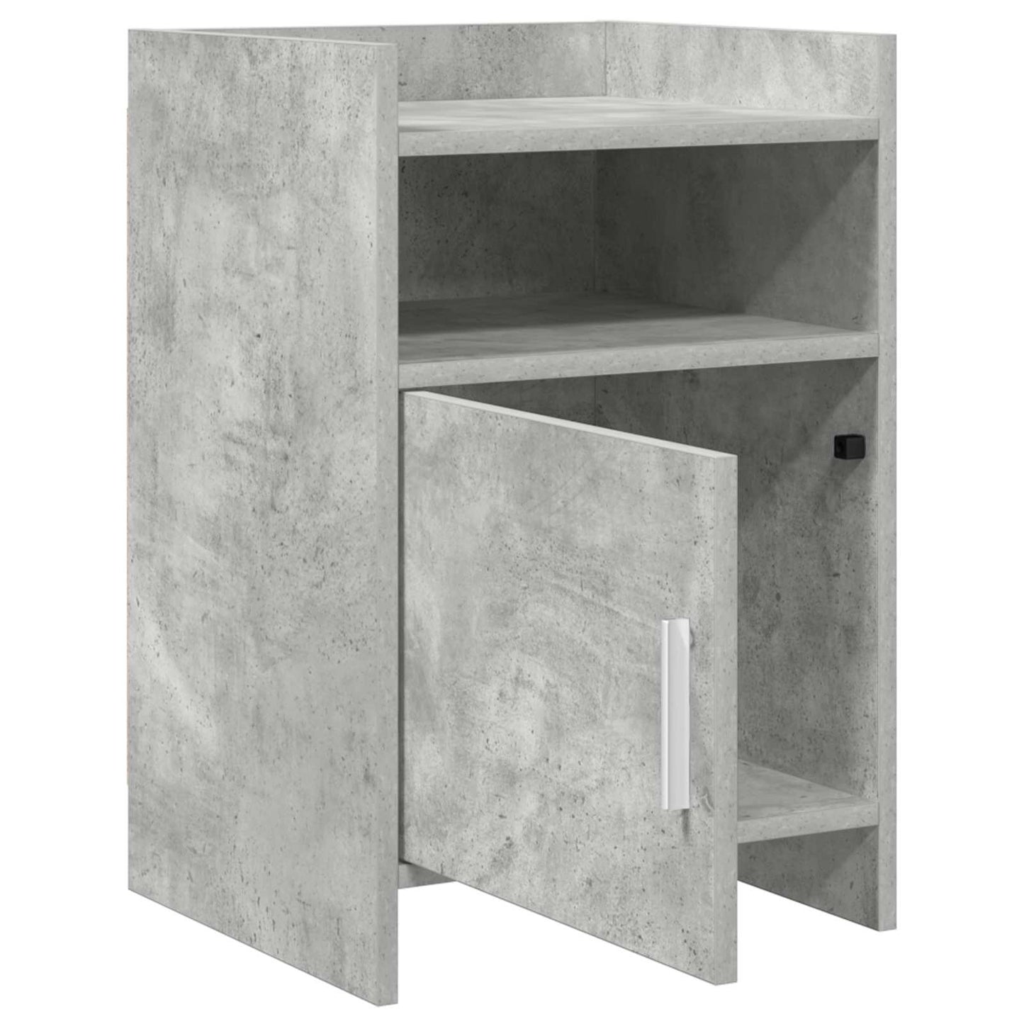 vidaXL Bedside Tables Concrete Grey 40 x 36 x 60 cm Engineered Wood