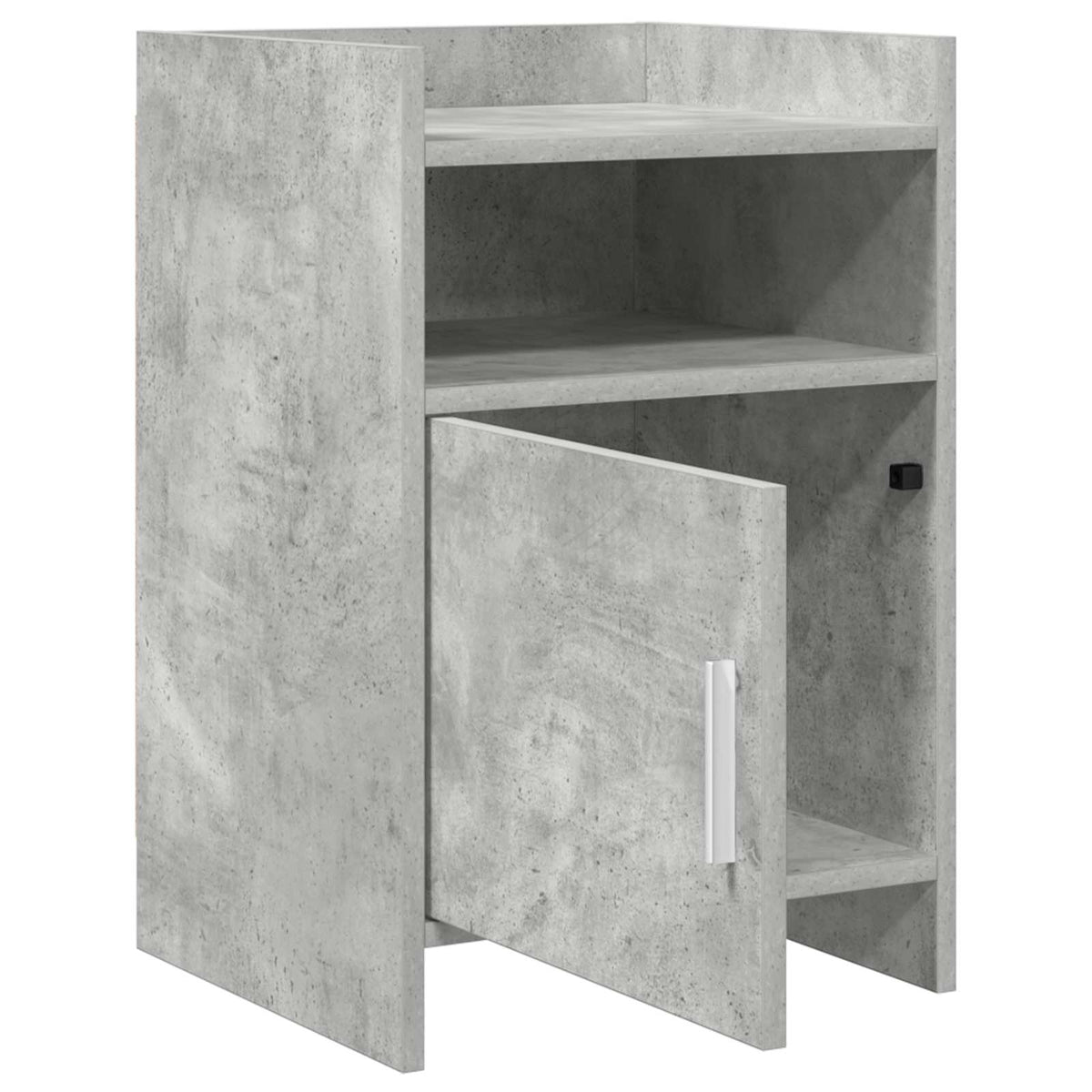 vidaXL Bedside Tables Concrete Grey 40 x 36 x 60 cm Engineered Wood