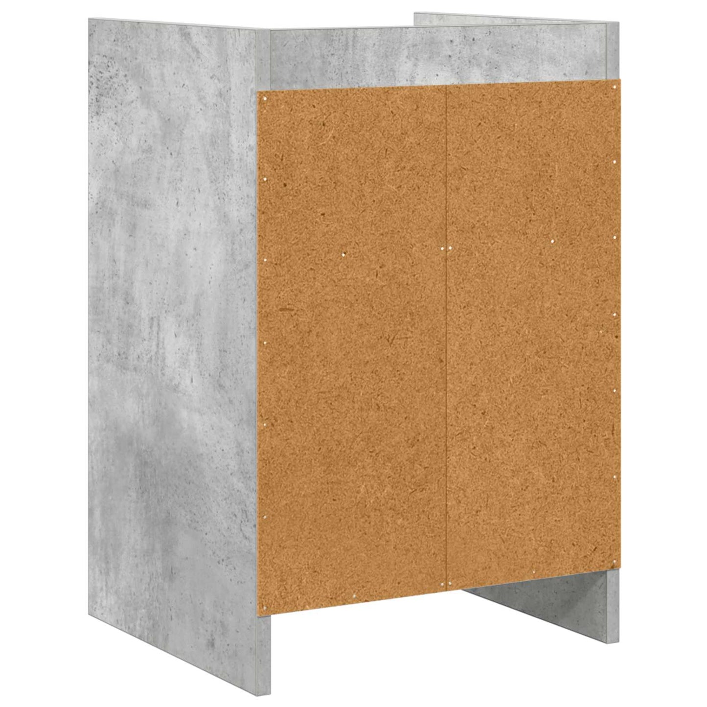 vidaXL Bedside Tables Concrete Grey 40 x 36 x 60 cm Engineered Wood