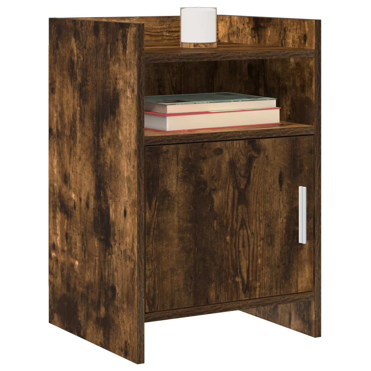 vidaXL Bedside Tables Smoked Oak 40 x 36 x 60 cm Engineered Wood
