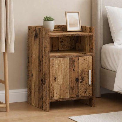 vidaXL Bedside Tables Old Wood 40 x 36 x 60 cm Engineered Wood