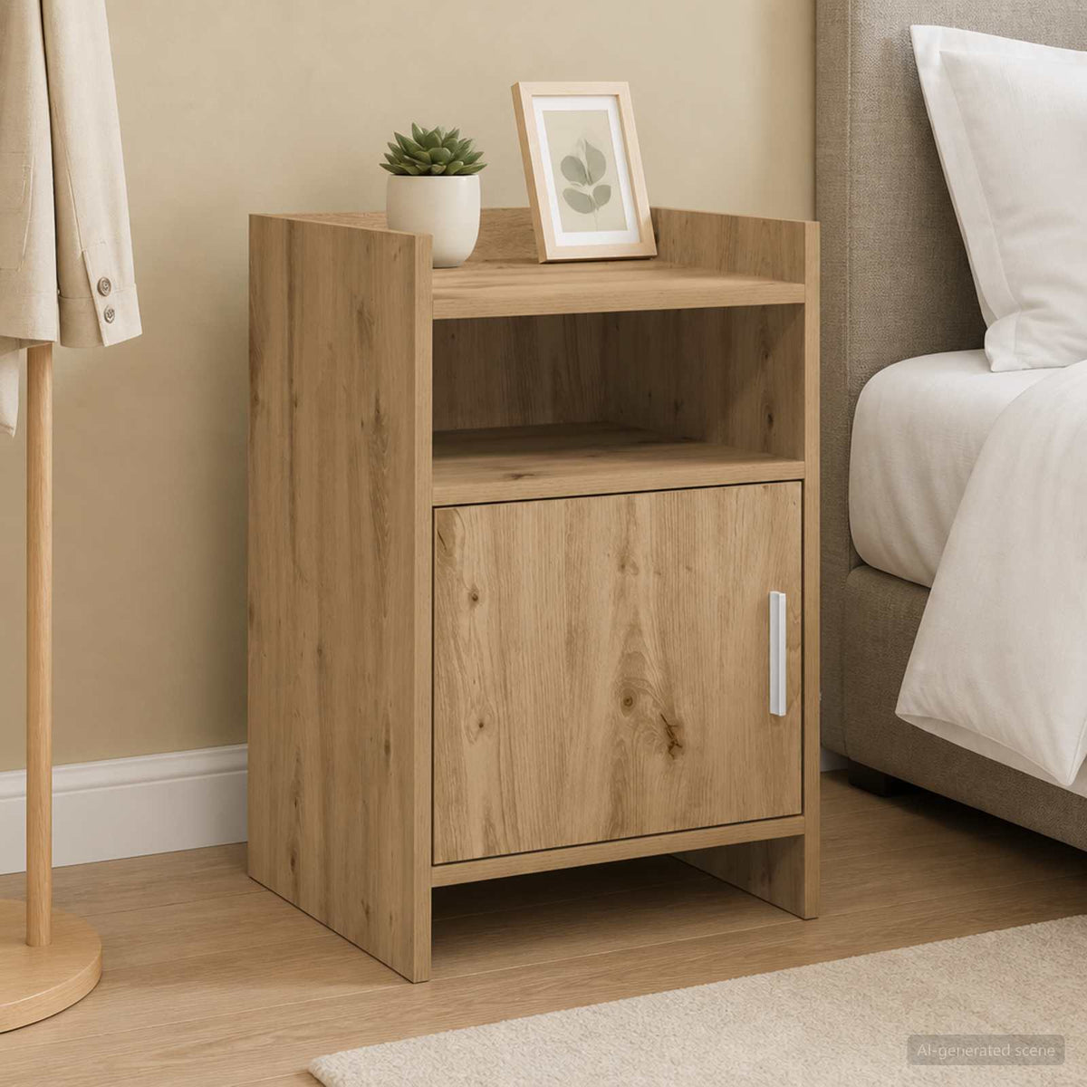 vidaXL Bedside Tables Artisan Oak 40 x 36 x 60 cm Engineered Wood
