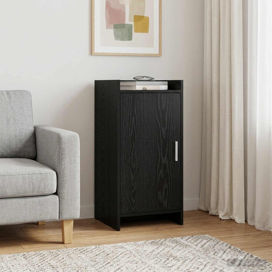 vidaXL Sideboard Black Oak 40 x 36 x 80 cm Engineered Wood