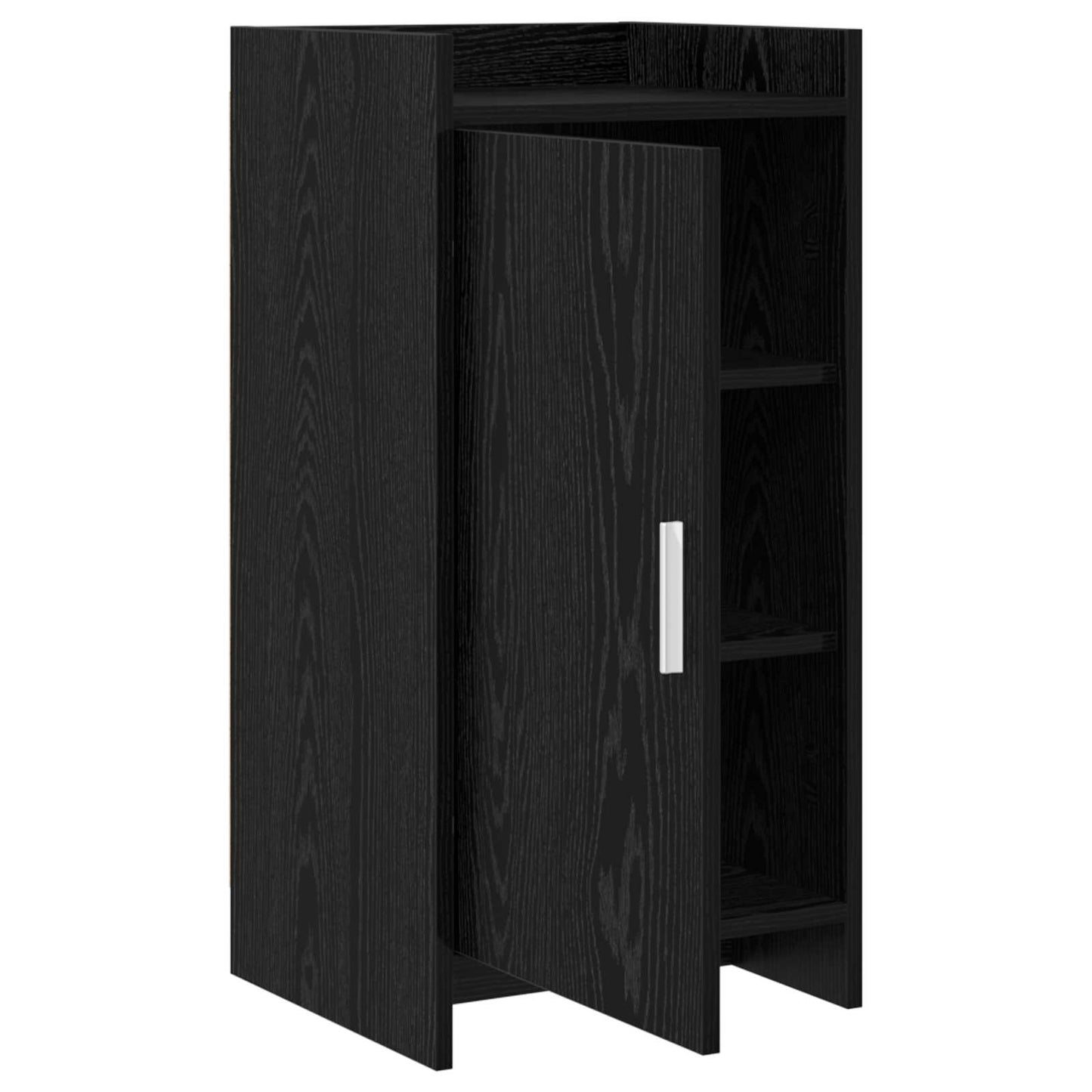 vidaXL Sideboard Black Oak 40 x 36 x 80 cm Engineered Wood