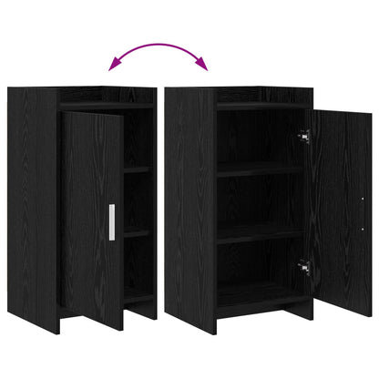 vidaXL Sideboard Black Oak 40 x 36 x 80 cm Engineered Wood