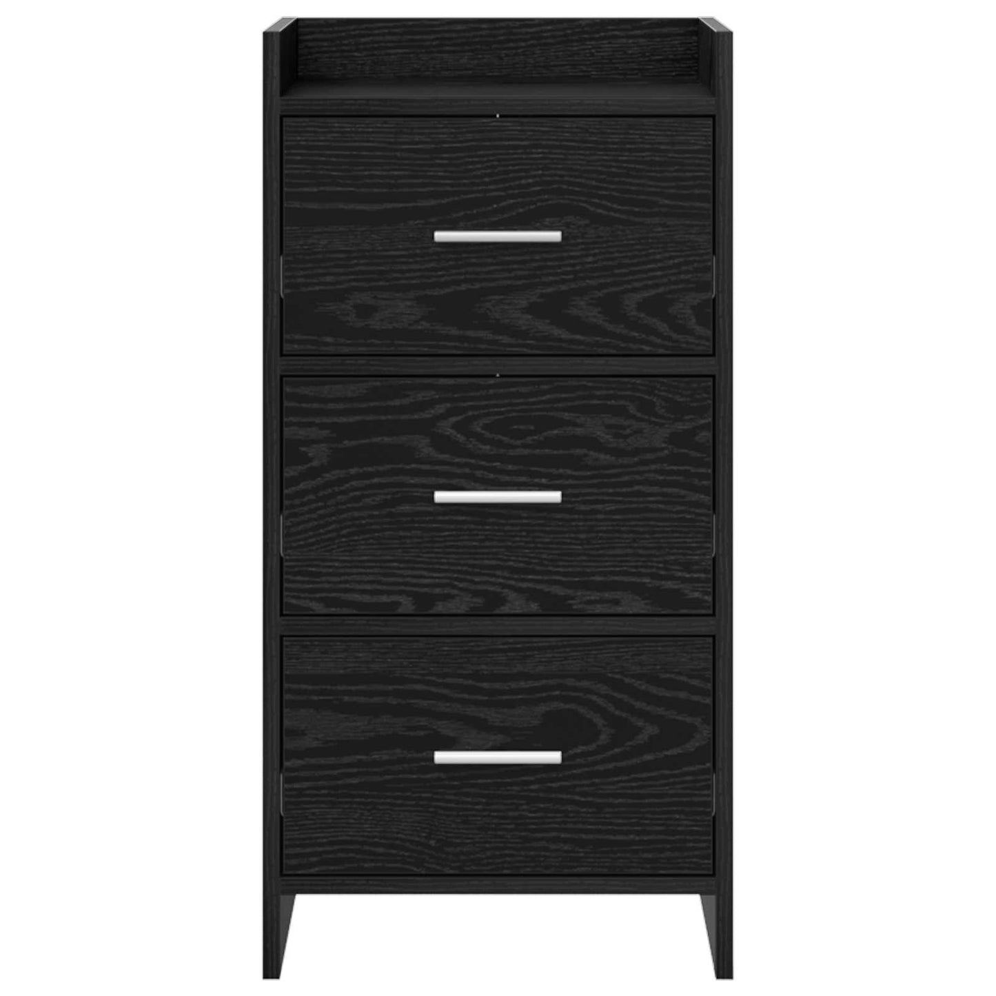 vidaXL Sideboard Black Oak 40 x 36 x 80 cm Engineered Wood