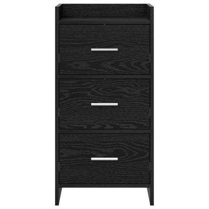 vidaXL Sideboard Black Oak 40 x 36 x 80 cm Engineered Wood