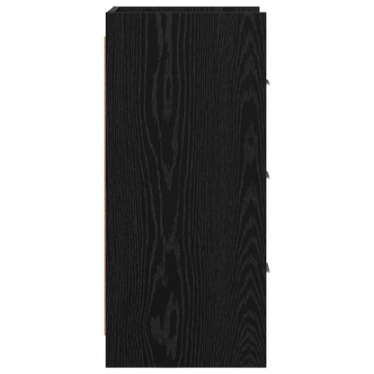 vidaXL Sideboard Black Oak 40 x 36 x 80 cm Engineered Wood