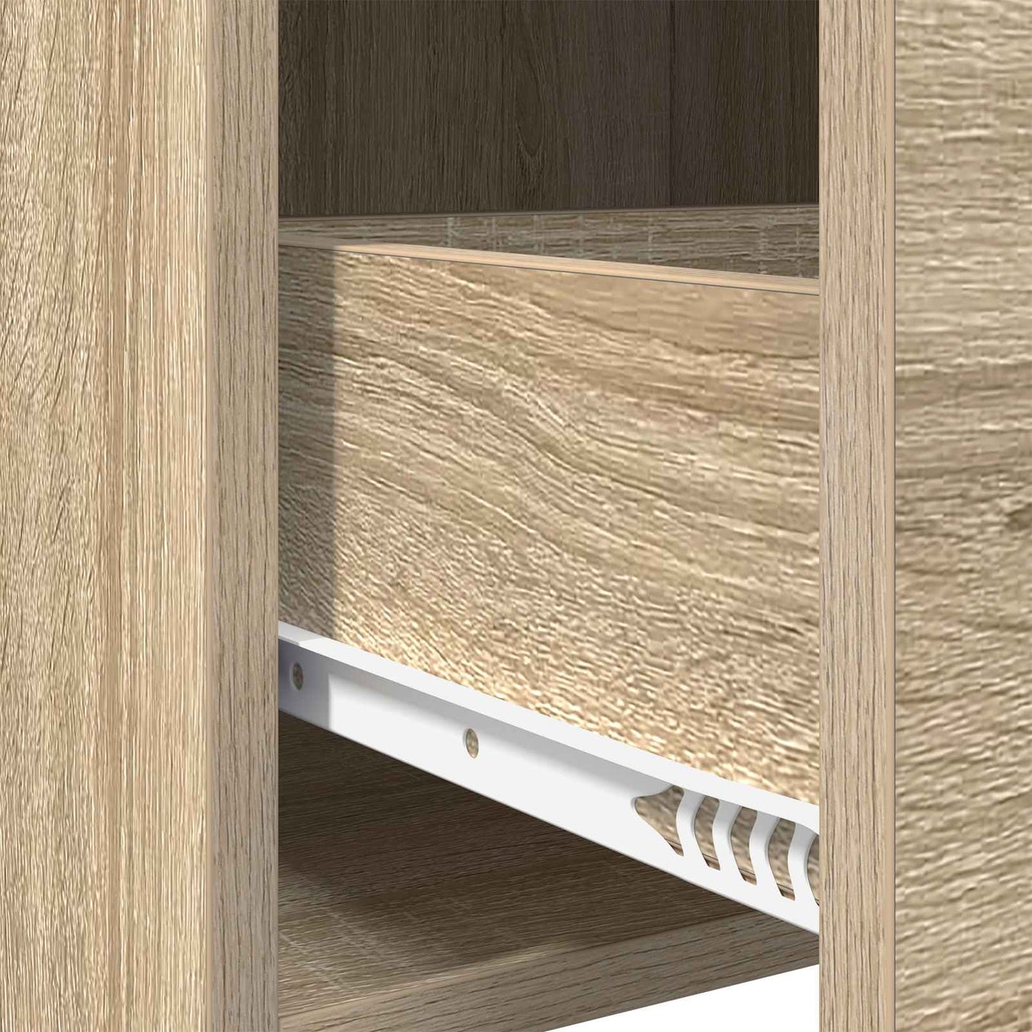 vidaXL Sideboard Sonoma Oak 40 x 36 x 80 cm Engineered Wood