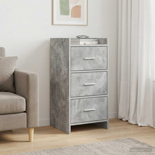 vidaXL Sideboard Concrete Grey 40 x 36 x 80 cm Engineered Wood