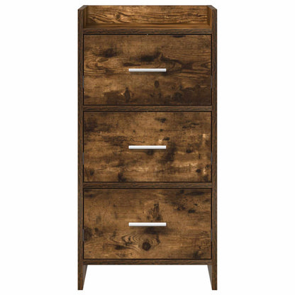 vidaXL Sideboard Smoked Oak 40 x 36 x 80 cm Engineered Wood