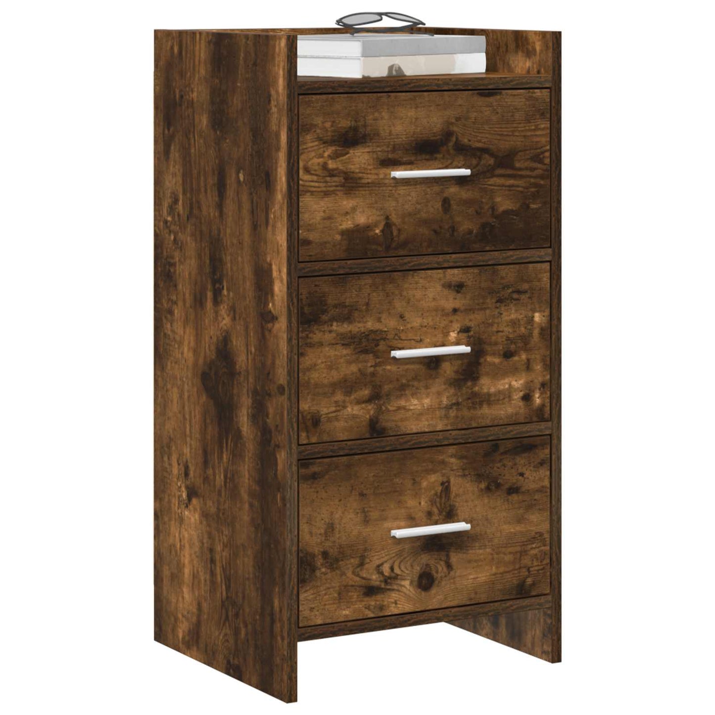 vidaXL Sideboard Smoked Oak 40 x 36 x 80 cm Engineered Wood