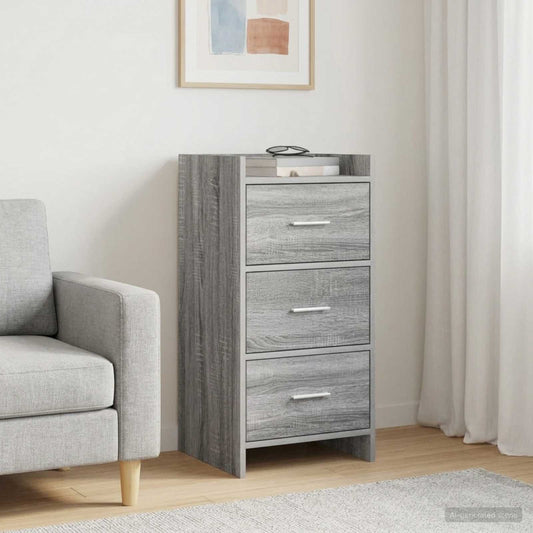 vidaXL Sideboard Grey Sonoma 40 x 36 x 80 cm Engineered Wood